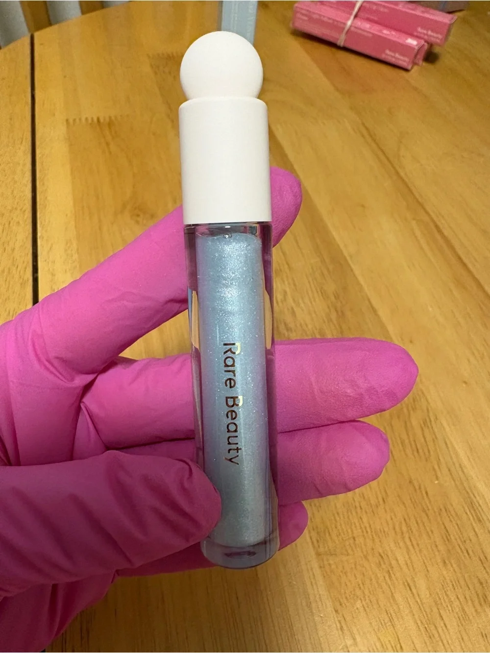 Rare Beauty Positive Light Luminizing Lip Gloss DAZZLE, 0.11oz, BNIB, AUTHENTIC